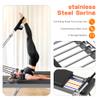 sogesfurniture Pilates Board,Pilates Reformer Foldable for Home Gym and Studio,Reformer Pilates Machine Up to 330.5 LBS with Dual Resistance- Springs and Cords, (Black, 77.9 inch) view 4