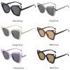 helena Fashion Cat Eye Sunglasses Women 2025 Luxury Design Vintage Square Punk Sun Glasses For Ladies Shades Eyewear (C4) view 3