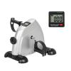 Home Use Hands and Feet Trainer Mini Exercise Bike Home Exercise Bike Pedal Exerciser Foot Peddler Portable Therapy Bicycle Leg Peddler Portable Mini Cycle Bike for Hands Arm Trainer Silver view 1