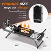 sogesfurniture Pilates Board,Pilates Reformer Foldable for Home Gym and Studio,Reformer Pilates Machine Up to 395LBS with Dual Resistance- Springs and Cords,(Black, 86.6 inch) view 2