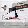 sogesfurniture Pilates Board,Pilates Reformer Foldable for Home Gym and Studio,Reformer Pilates Machine Up to 330.5 LBS with Dual Resistance- Springs and Cords(Pink 77.9 inch) view 4