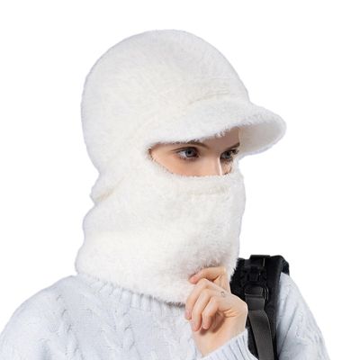 Unique Knit Hat Hooded Hat Pullover Casual Streetwear Caps Photo Props Women Men Breathable Knit Hat