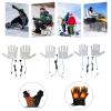 DRAGONRUN USB Heated Gloves Pad Adjustable Temperature Hand Warmer Pads Electric Gloves Heating Pad for Skiing Outdoor Activities view 2