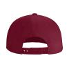 Buchanan County Va Seal and America Snapback Hat Flat Bill Hat Baseball Cap for Men Women Dark Red view 4