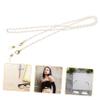 ANDRESLAD Pearl Glasses Chain for Women Gothic Style Sunglasses Strap Eyeglass Holder Beaded Lanyard Necklace