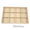 ANDRESLAD Jewelry Plate Bead Organizer for Women Necklace Holder Stand Storage Cubes view 2