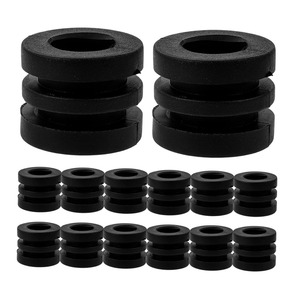 KOMBIUDA 16pcs Foosball Bumpers Gaskets for Table Soccer Game Replacement Bushings for Enhanced Easy to Install Compatible Foosball Tables