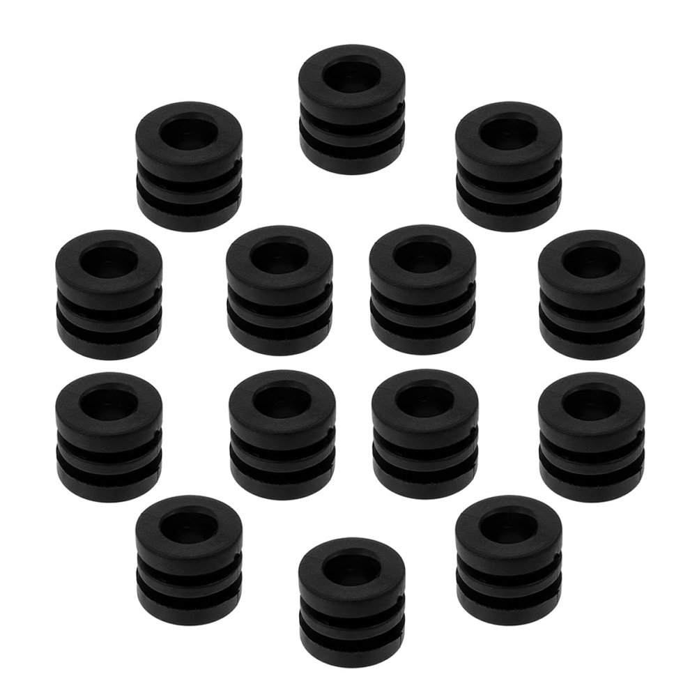 FELTECHELECTR 16pcs Foosball Table Accessory Football Gaskets Rod Bumpers for Standard Table Football Aesthetic Design for Home Office School Entertainment