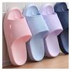 SJDPZ69KJ Beach Sandals Summer Sandals Ladies Fashion Indoor Thickened Soft Bottom Bathing Home Household Male Slippers Couples Outside Wear Outer Slippers(Purple,36/37) view 2