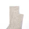 Zaya Luxurious Wool Socks - Sustainable Mongolian Sheep Wool - Moisture-Wicking, Breathable Cold-Weather Winter Essentials (US, Alpha, Small, Regular, Regular, Standard, Light gray) view 2