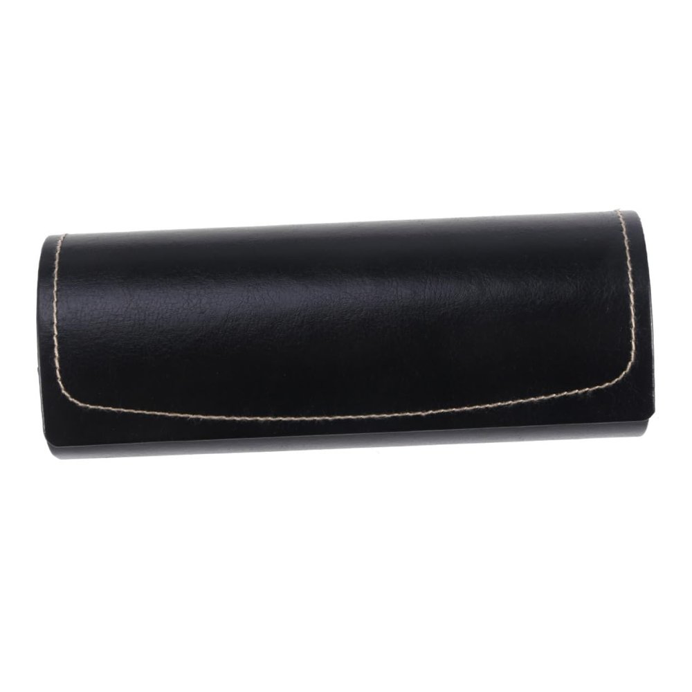 ANDRESLAD Pu Leather Vintage Pattern Glasses Case Hard Shell Eyeglass Case for Safety Glasses