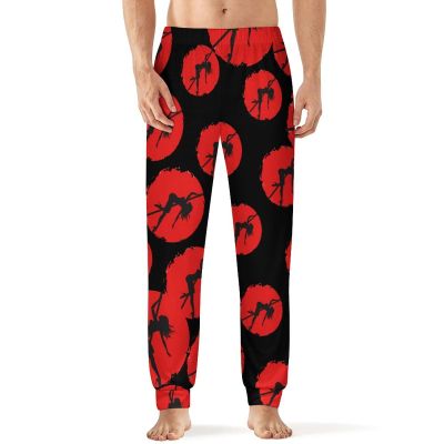 Pole Fitness Dance Vintage Mens Pajama Pants Print Pj Pants Pajama Bottoms Lounge Pants Sleep Pant Sleepwear 5XL