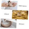 JEWEDECO 40pcs Decorative Watch Pillow Pu Leather Bracelet Display Pillowcase Soft Pillow for Bed Fluffy view 2
