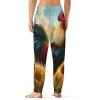 Farmhouse Rooster Mens Pajama Pants Print Pj Pants Pajama Bottoms Lounge Pants Sleep Pant Sleepwear 5XL view 3