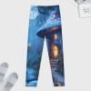 Mushroom House Mens Pajama Pants Print Pj Pants Pajama Bottoms Lounge Pants Sleep Pant Sleepwear 4XL view 4
