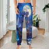 Steamship Moon Mens Pajama Pants Print Pj Pants Pajama Bottoms Lounge Pants Sleep Pant Sleepwear 4XL view 2