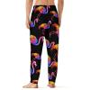 Rainbow Colour Flamingo Mens Pajama Pants Print Pj Pants Pajama Bottoms Lounge Pants Sleep Pant Sleepwear XL view 3
