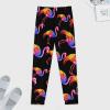 Rainbow Colour Flamingo Mens Pajama Pants Print Pj Pants Pajama Bottoms Lounge Pants Sleep Pant Sleepwear XL view 4