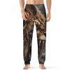 Animal Lion 3D Print Mens Pajama Pants Print Pj Pants Pajama Bottoms Lounge Pants Sleep Pant Sleepwear 4XL view 1