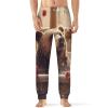 Funny Bear Bathtub Mens Pajama Pants Print Pj Pants Pajama Bottoms Lounge Pants Sleep Pant Sleepwear 5XL view 1