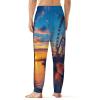 Old Town Pier in Helsinki Finland Mens Pajama Pants Print Pj Pants Pajama Bottoms Lounge Pants Sleep Pant Sleepwear 4XL view 3