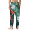 Japanese Fish Mens Pajama Pants Print Pj Pants Pajama Bottoms Lounge Pants Sleep Pant Sleepwear 5XL view 3