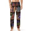 Bookshelf Plant Mens Pajama Pants Print Pj Pants Pajama Bottoms Lounge Pants Sleep Pant Sleepwear XL view 1