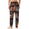 Bookshelf Plant Mens Pajama Pants Print Pj Pants Pajama Bottoms Lounge Pants Sleep Pant Sleepwear XL view 3