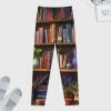 Bookshelf Plant Mens Pajama Pants Print Pj Pants Pajama Bottoms Lounge Pants Sleep Pant Sleepwear XL view 4