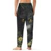 Black Wolf Mens Pajama Pants Print Pj Pants Pajama Bottoms Lounge Pants Sleep Pant Sleepwear 4XL view 3