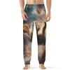 Spaces Taco Cat Mens Pajama Pants Print Pj Pants Pajama Bottoms Lounge Pants Sleep Pant Sleepwear 5XL view 1