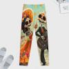 Day of The Dead Skull Mexico Day Mens Pajama Pants Print Pj Pants Pajama Bottoms Lounge Pants Sleep Pant Sleepwear M view 4
