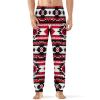 Indians Aztec Print Mens Pajama Pants Print Pj Pants Pajama Bottoms Lounge Pants Sleep Pant Sleepwear 2XL view 1