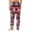 Indians Aztec Print Mens Pajama Pants Print Pj Pants Pajama Bottoms Lounge Pants Sleep Pant Sleepwear 2XL view 3