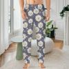 Daisy Prints Mens Pajama Pants Print Pj Pants Pajama Bottoms Lounge Pants Sleep Pant Sleepwear M view 2