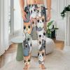 Cats Pattern Mens Pajama Pants Print Pj Pants Pajama Bottoms Lounge Pants Sleep Pant Sleepwear L view 2