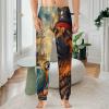 Pirate German Shepherd Dog Mens Pajama Pants Print Pj Pants Pajama Bottoms Lounge Pants Sleep Pant Sleepwear 5XL view 2