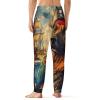 Pirate German Shepherd Dog Mens Pajama Pants Print Pj Pants Pajama Bottoms Lounge Pants Sleep Pant Sleepwear 5XL view 3