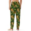 Leopard Tropical Leaves Mens Pajama Pants Print Pj Pants Pajama Bottoms Lounge Pants Sleep Pant Sleepwear 5XL view 3