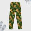 Leopard Tropical Leaves Mens Pajama Pants Print Pj Pants Pajama Bottoms Lounge Pants Sleep Pant Sleepwear 5XL view 4