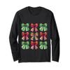 Christmas Coquette Bow Holiday Xmas Lights Girl Women Cute Long Sleeve T-Shirt view 1