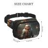 Yeti Warrior Square double - layer fanny pack with adjustable shoulder strap - travelling fanny pack - perfect for outdoor sports view 4