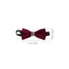 CALLARON Men's Rhinestone Velvet Bow Tie for Weddings and Formal Events Stylish Solid Tuxedo Bowtie for Men and Women Comfortable and Dazzling Accessory for Special Occasions view 2