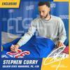 Stephen Curry Signed Warriors Blue Statement Jordan Authentic Jersey USA SM BAS view 4