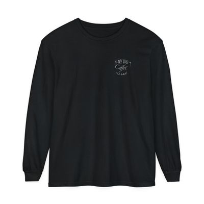 Coffee Lover Long Sleeve T-Shirt, Hug in a Mug Tee, Unisex Coffee Shirt, Caffeine Addict for Coffee Enthusiast