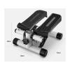 UMJIGF Mini Stepper Exercise Machine with LCD Monitor and Resistance Bands Wide Non-Slip Pedals, Grey,A view 2