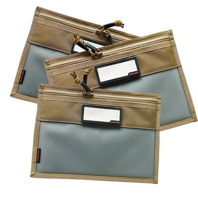 DUOLUDA 3-Pack Handgun Case,Small Soft Pistol Rug Case Tactical Handgun Storage Pouch with for Hunting Shooting Range Sports 4 of ID Patches Included (Small khaki)