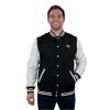 Vantage Apparel Men's Collegiate Varsity Letterman Style Fleece Jacket, Wake Forest Demon Deacons, Small view 1