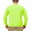 Roadbox Mens UPF 50+ Long Sleeve SPF Diving Rash Guard UV Sun Protection Shirts for Outdoor Fishing Hiking Swimming Running Neon Green view 2