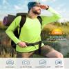 Roadbox Mens UPF 50+ Long Sleeve SPF Diving Rash Guard UV Sun Protection Shirts for Outdoor Fishing Hiking Swimming Running Neon Green view 3